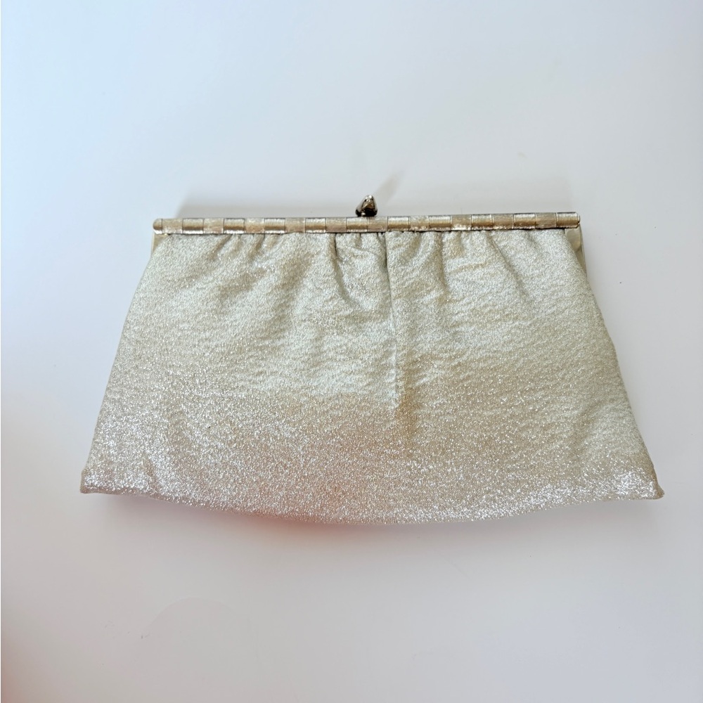 VINTAGE Elegant Silver Clutch - Picture 1 of 9